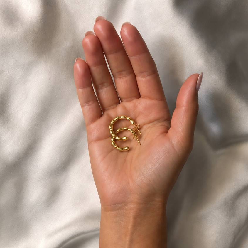 Recollections Gold Hoop Earrings