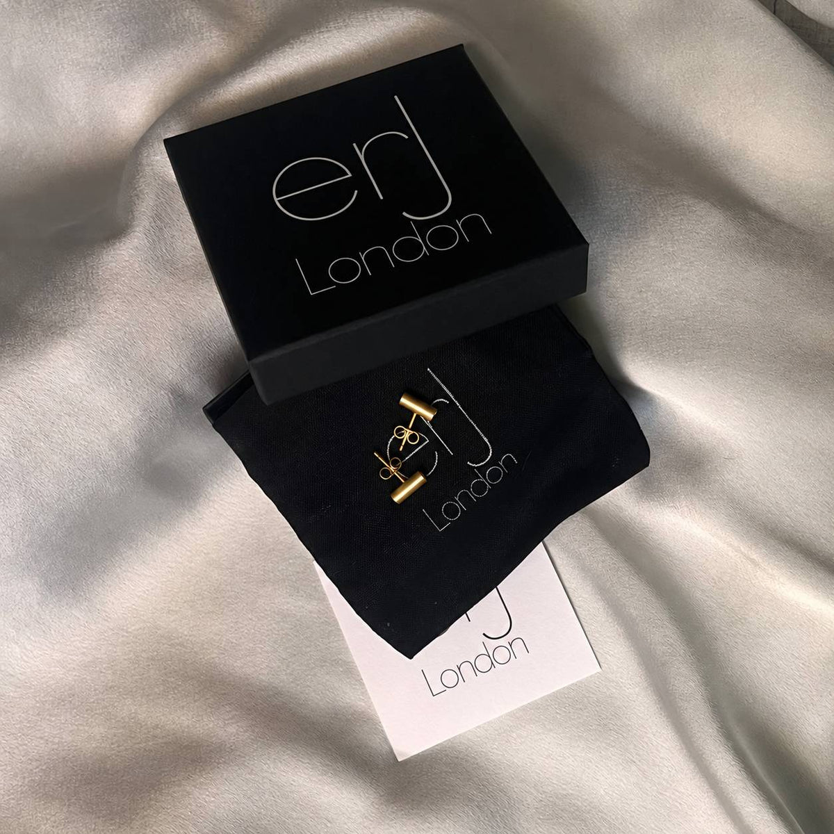 Tube Studs Gold