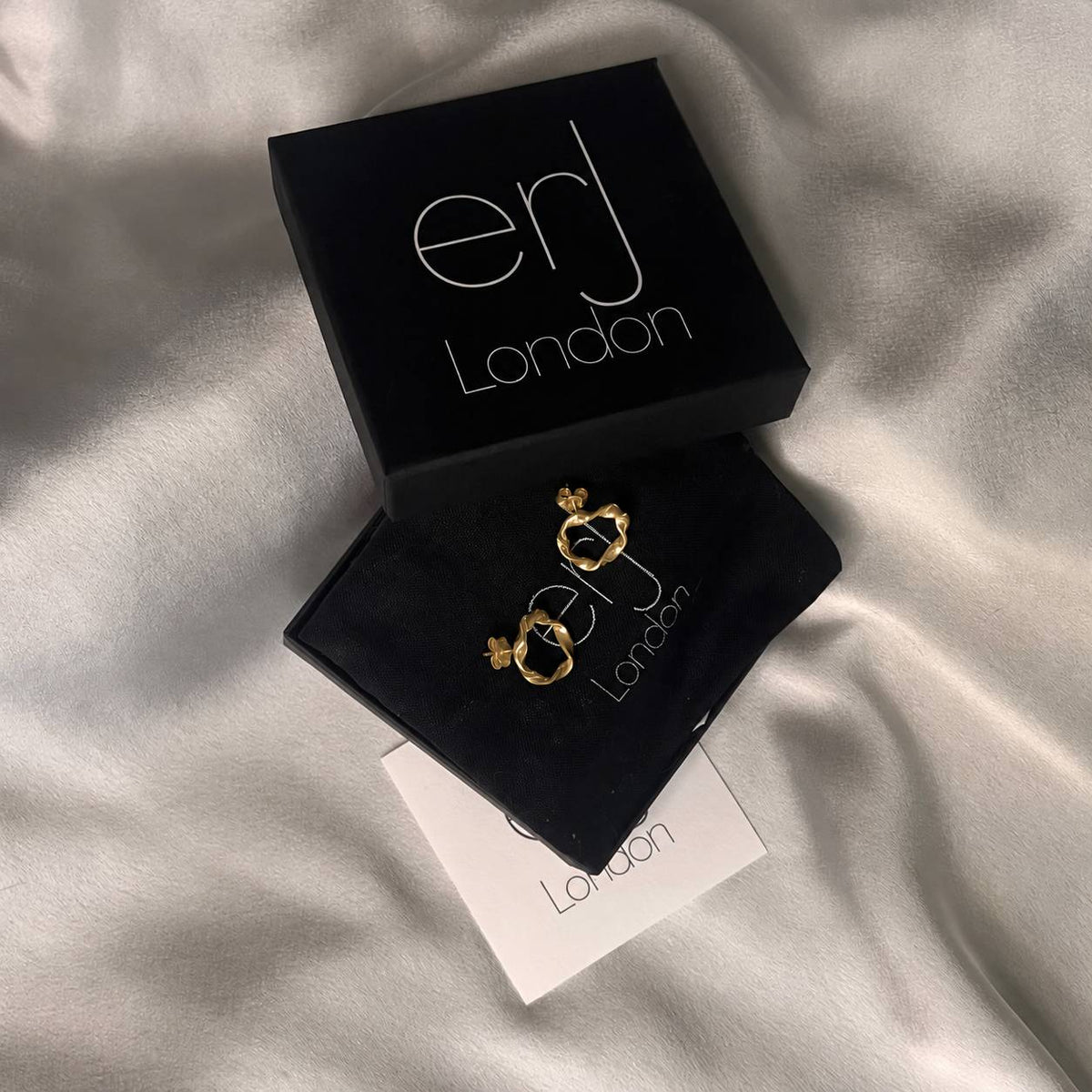Twisted Gold Earrings