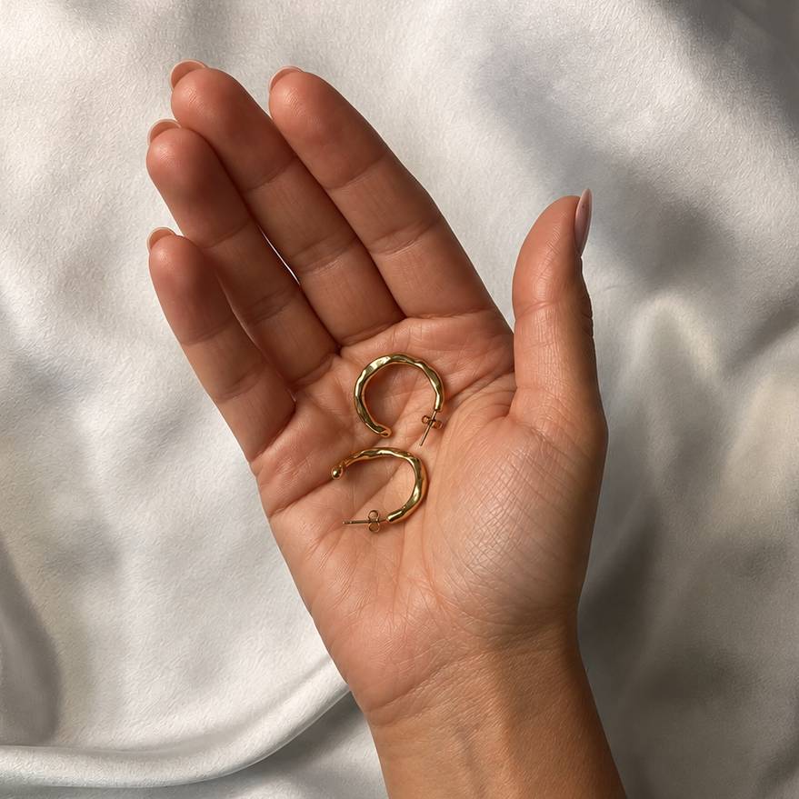 Twisted hoops Gold