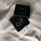 Twisted hoops Silver