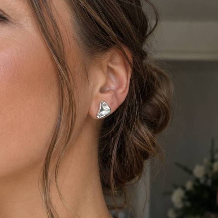 The Hollows Recycled Silver Earrings