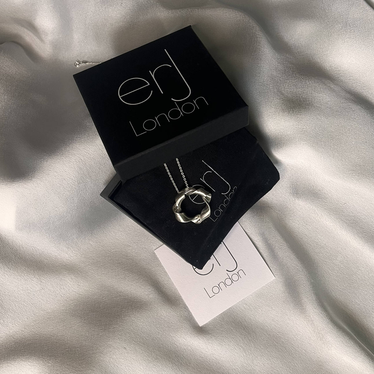 Twisted Recycled Silver Necklace