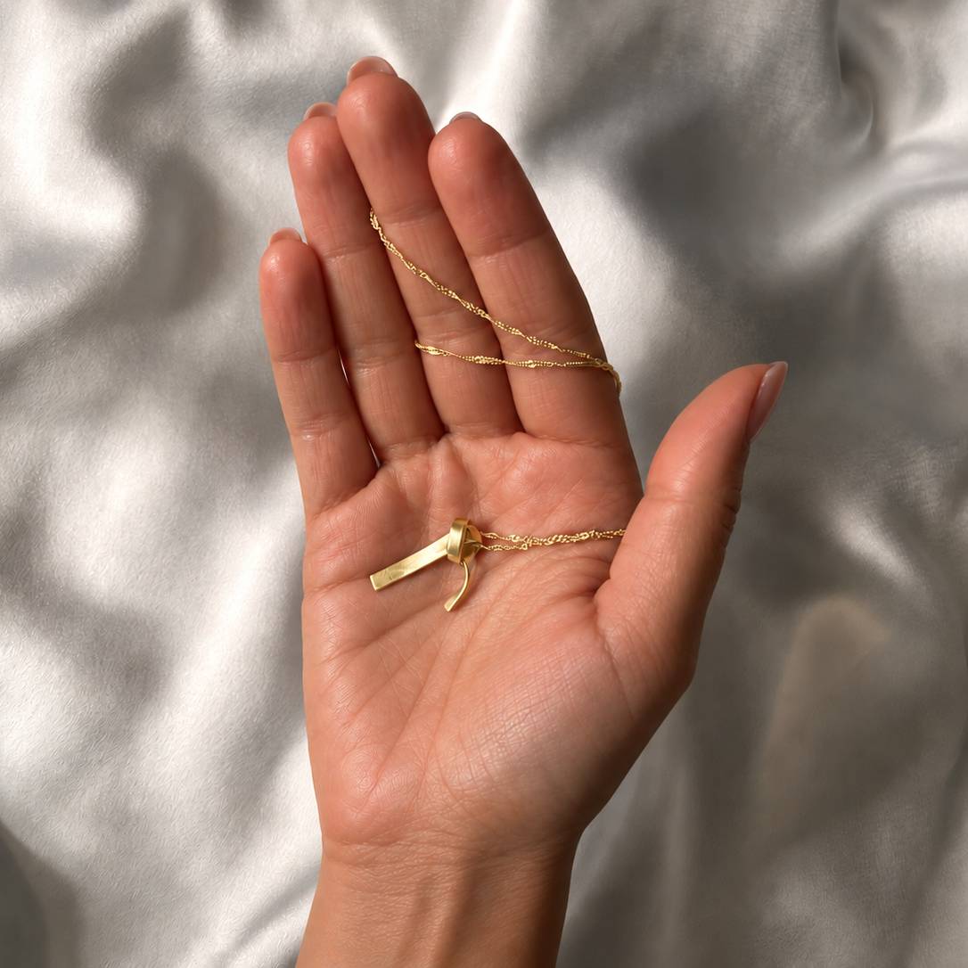 Trussed Gold Necklace