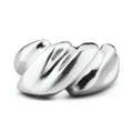 Recycled sterling silver There Ring with bold sculptural chunky form